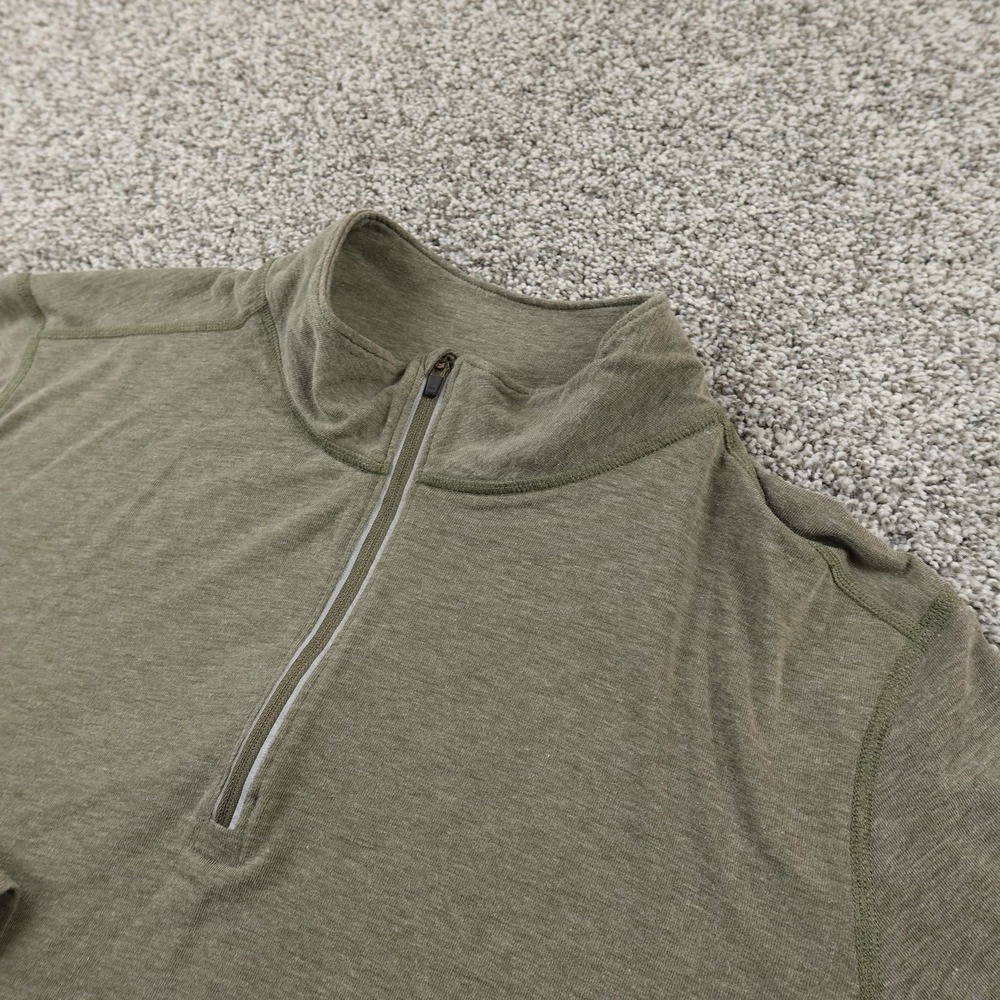 Carhartt Shirt Womens XXL Green‎ Force Pullover 1/4 Zip Long Sleeve Performance